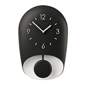 Horloge avec pendule noire guzzini